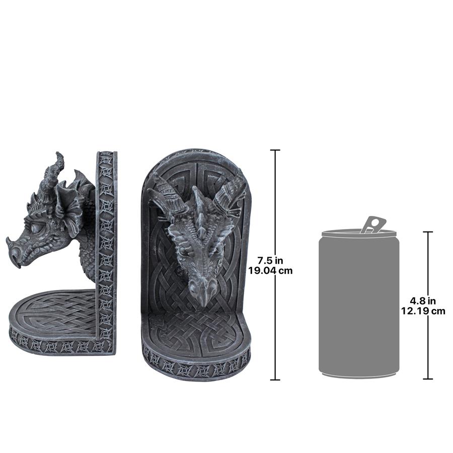 Gray Friar Dragon Bookends