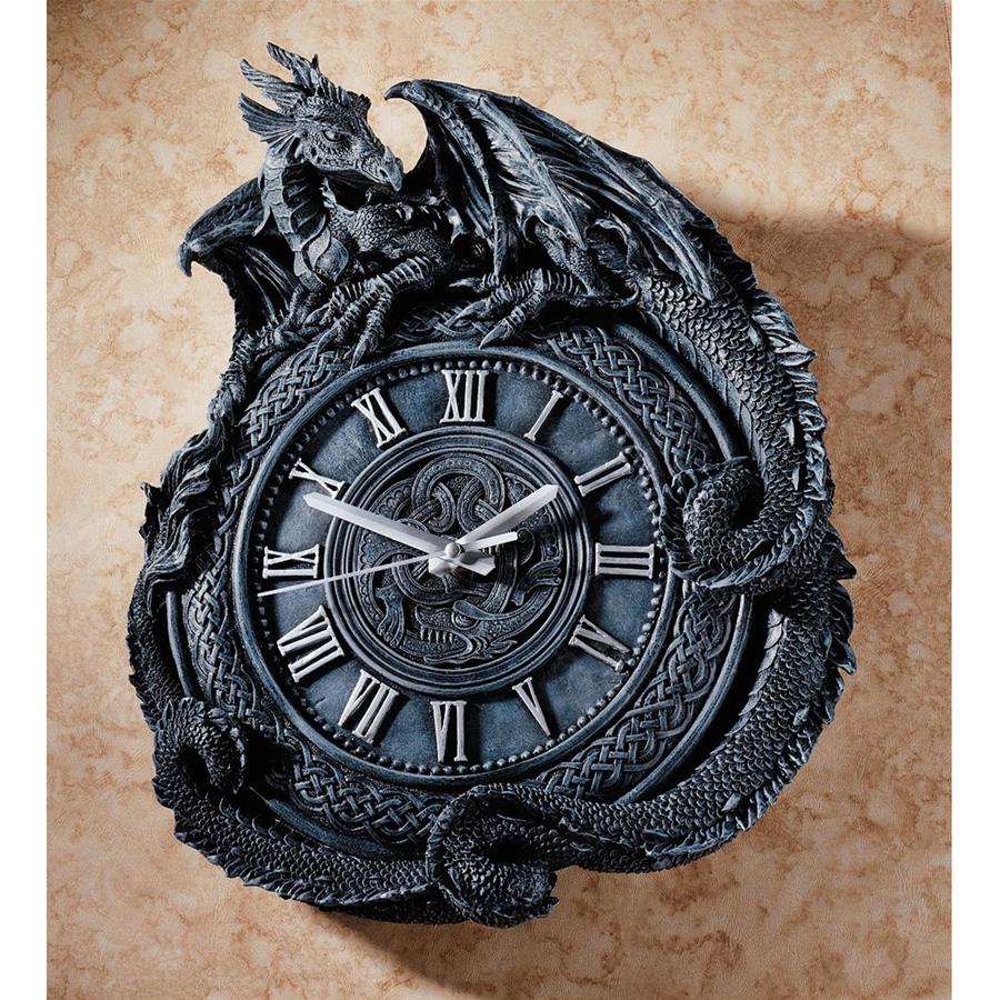 Penhurst Dragon Sculptural Wall Clock