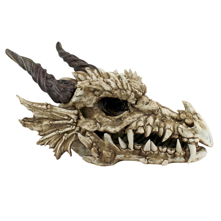 Stoker's Moors Dragon Skull Sculpture: Large