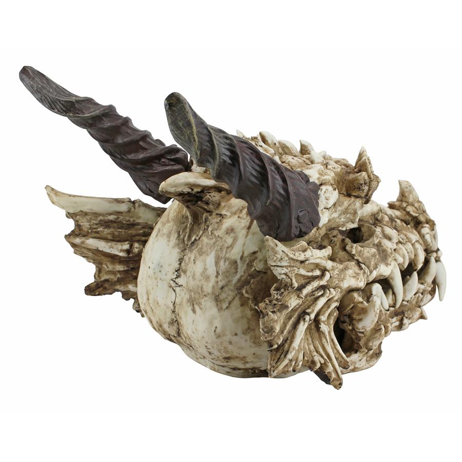 Stoker's Moors Dragon Skull Sculpture: Large