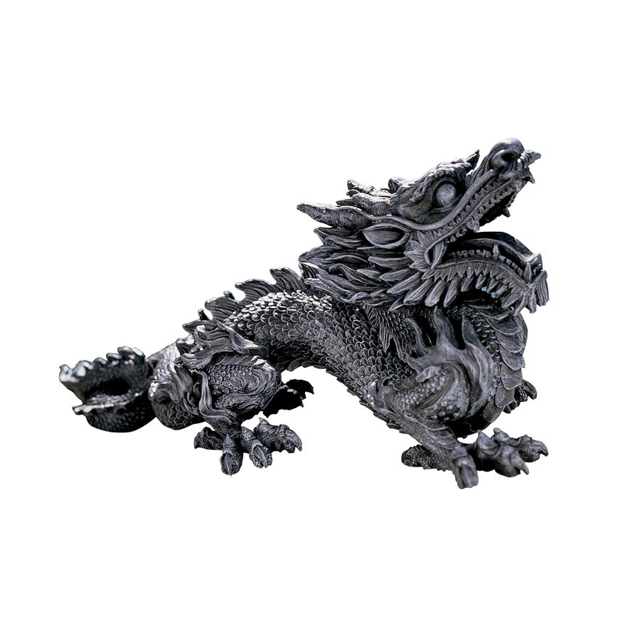 Benevolent Asian Dragon Statue