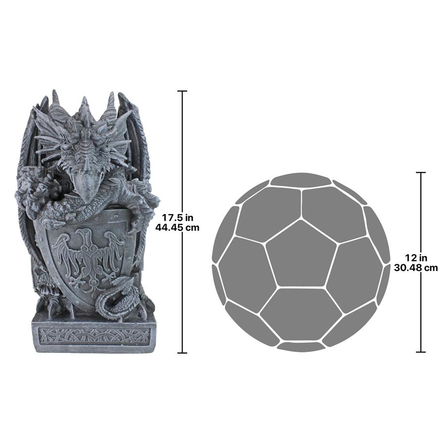 Shield, the Arthurian Dragon Statue