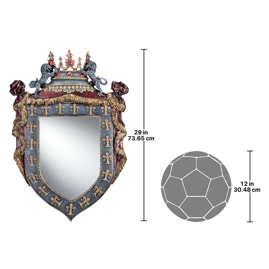 Chateau St. Roche Sculptural Wall Mirror