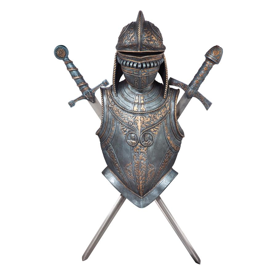 Nunsmere Hall 16th-Century Battle Armor Wall Sculpture Collection