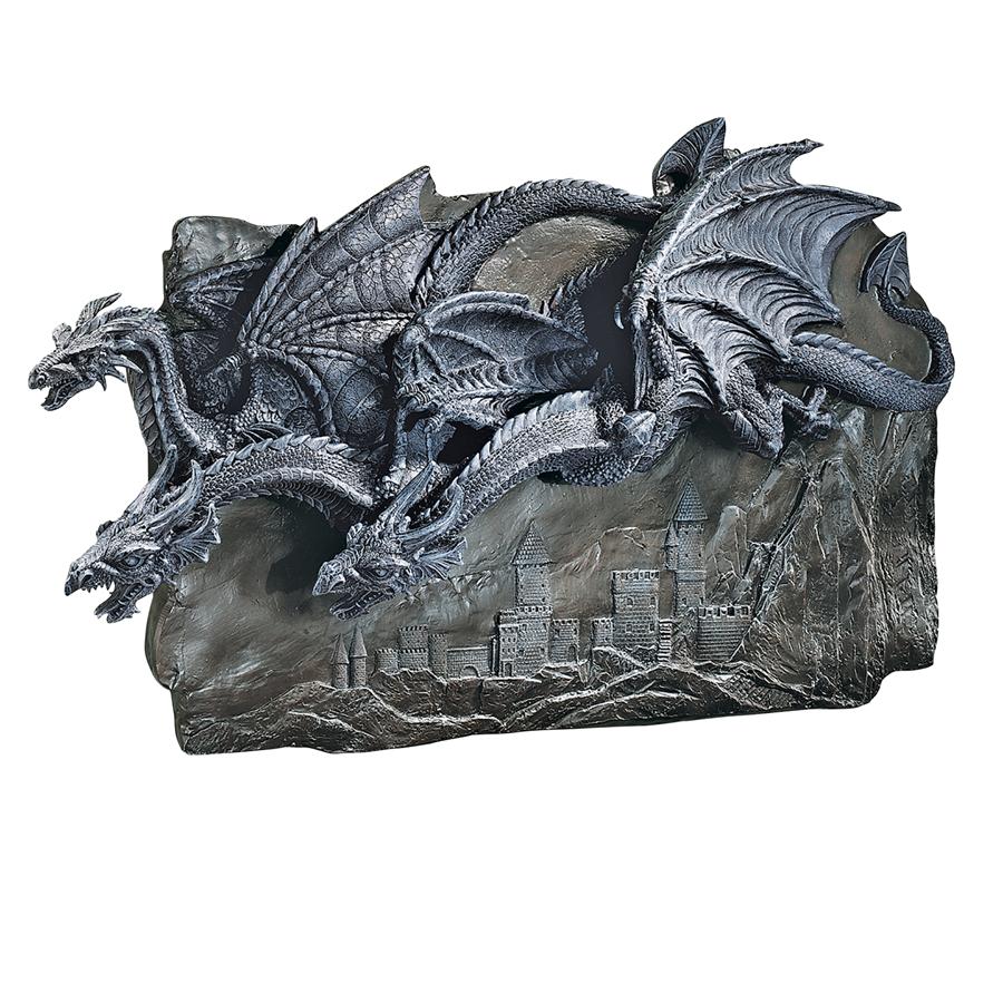 Morgoth Castle Dragons Wall Sculpture