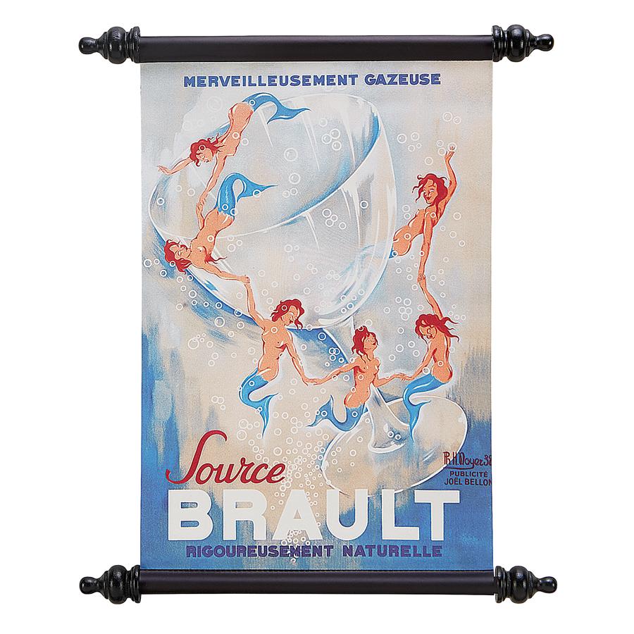 Source Brault (1938) Canvas Wall Scroll