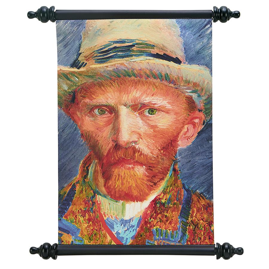 Vincent van Gogh Self Portrait (1887) Canvas Wall Scroll