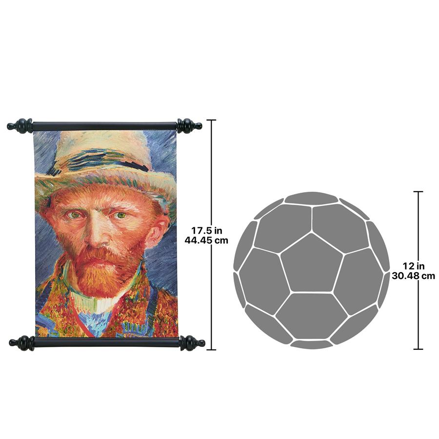 Vincent van Gogh Self Portrait (1887) Canvas Wall Scroll