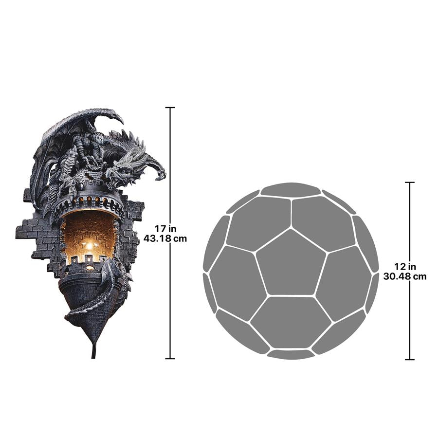 Dragon's Castle Lair Illumimated Wall Sconce