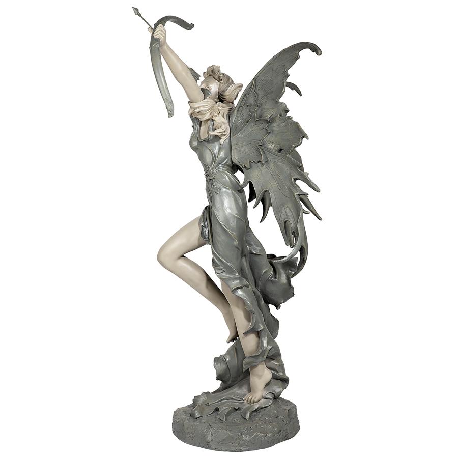 Rhiannon the Archer Garden Fairy Statue: Large