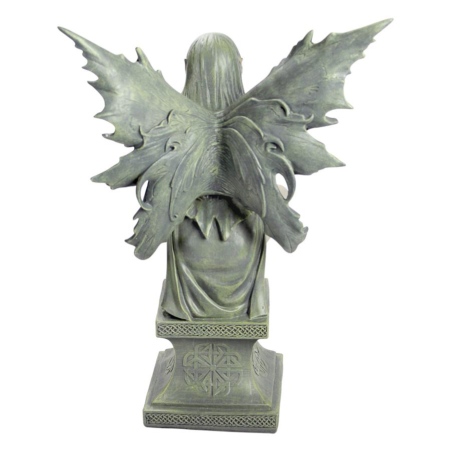 Celtic Fairy's Perilous Perch Garden Statue: Large