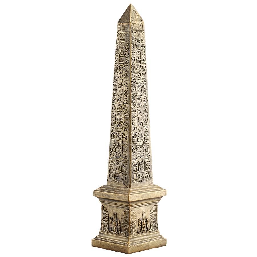 Golden Obelisk of Ancient Egypt Statue: Each