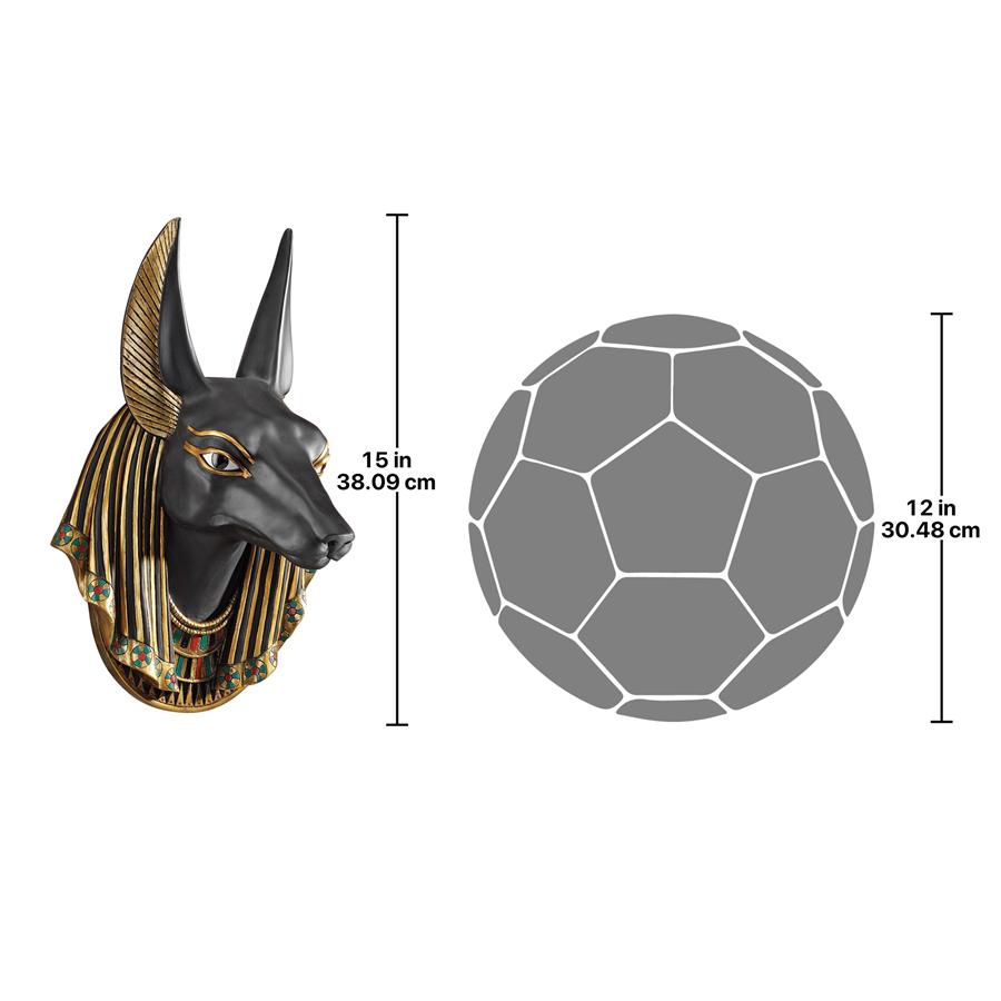 Anubis the Egyptian Jackal God Wall Sculpture