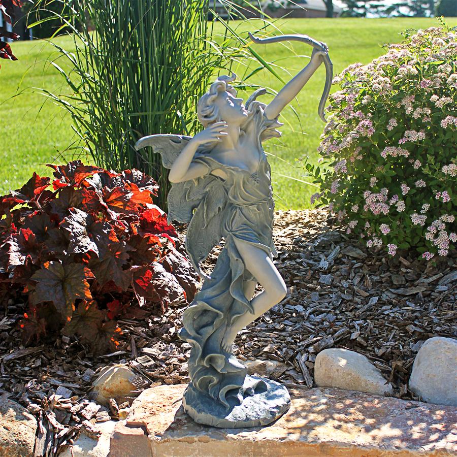 Rhiannon the Archer Garden Fairy Statue: Medium
