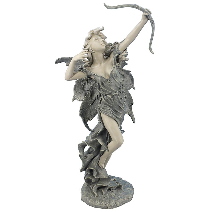 Rhiannon the Archer Garden Fairy Statue: Medium