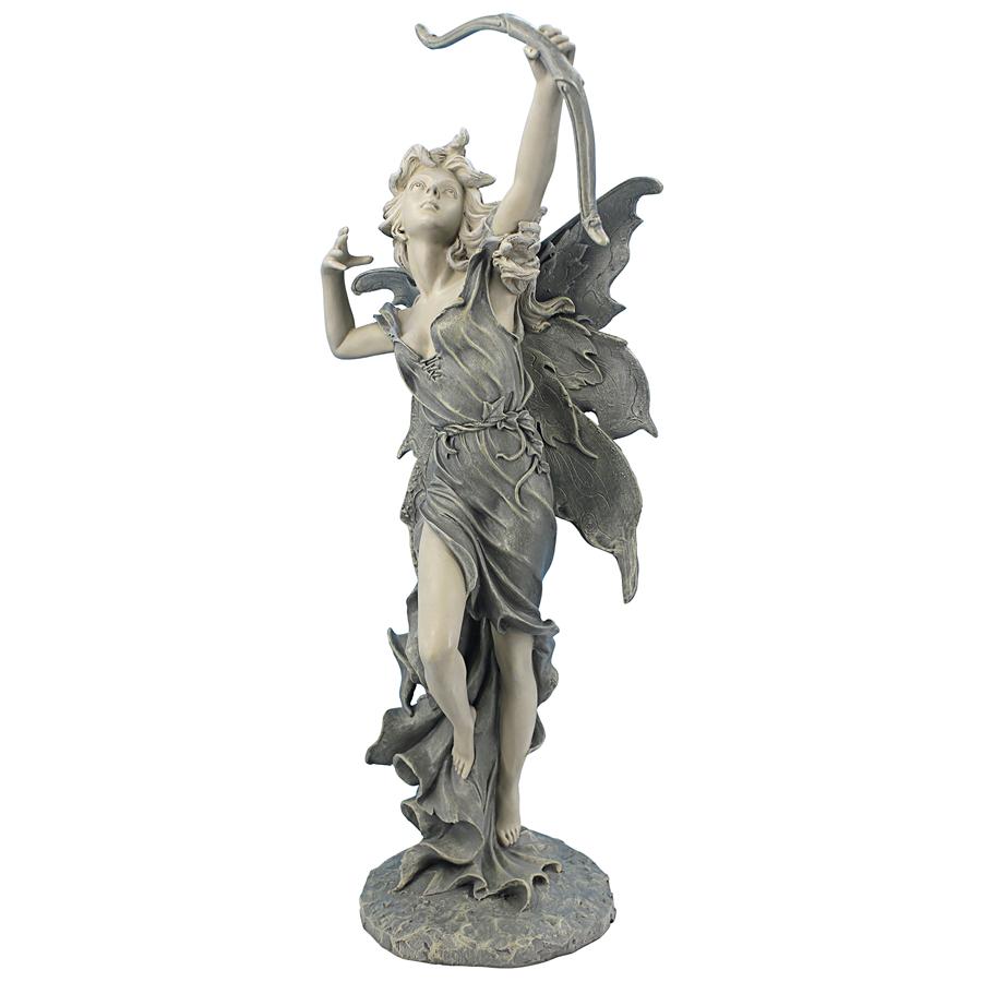 Rhiannon the Archer Garden Fairy Statue: Medium