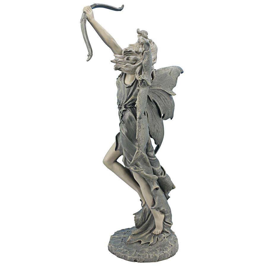 Rhiannon the Archer Garden Fairy Statue: Medium