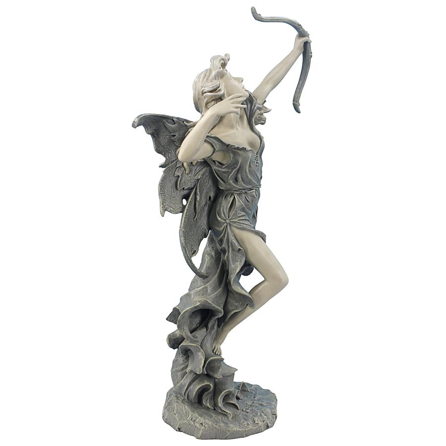 Rhiannon the Archer Garden Fairy Statue: Medium