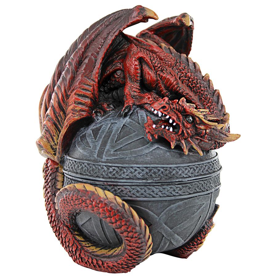 Dragon Protector of the Celtic Orb Sculptural Box