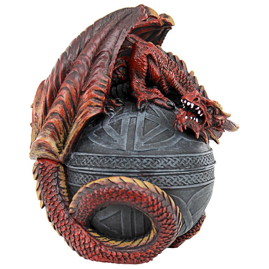 Dragon Protector of the Celtic Orb Sculptural Box