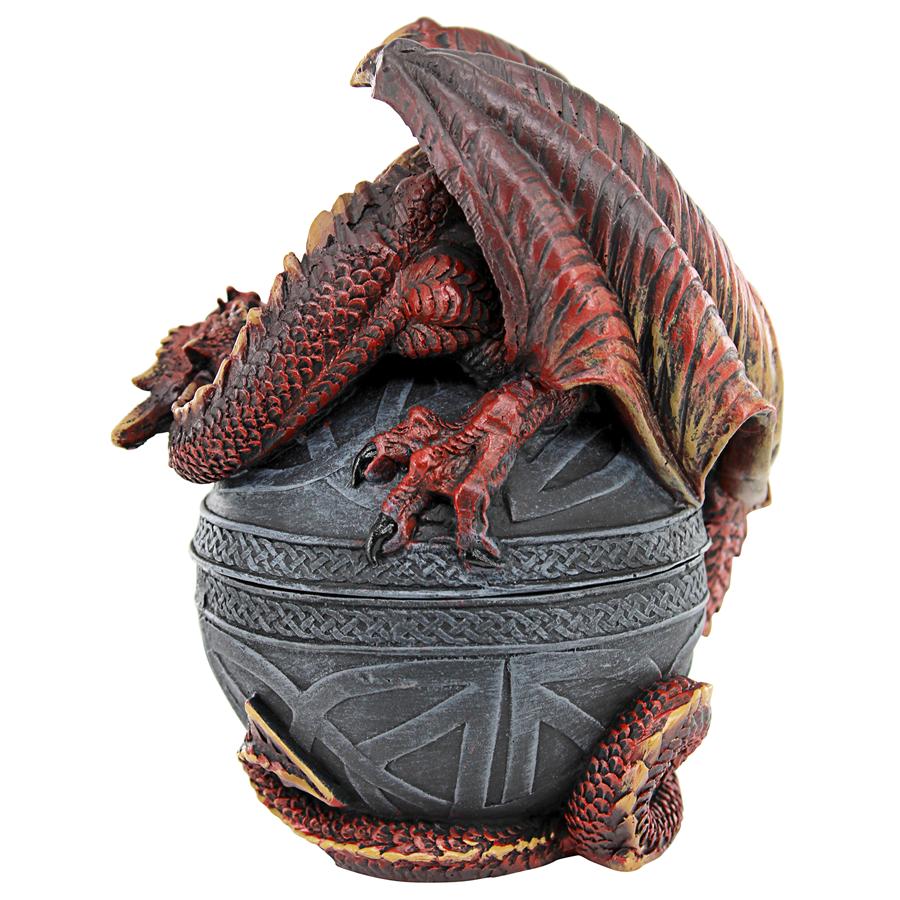 Dragon Protector of the Celtic Orb Sculptural Box