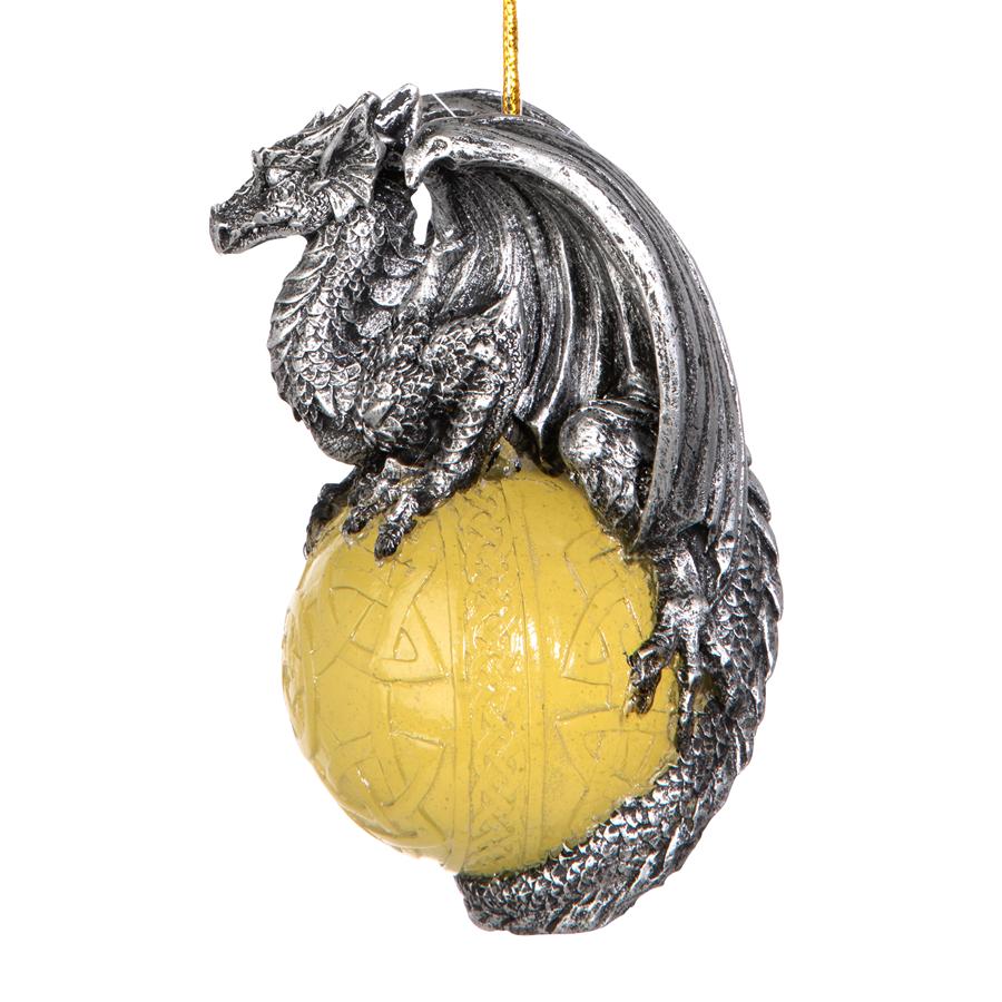 Protector of the Gothic Portal Celtic Dragon 2010 Holiday Ornament