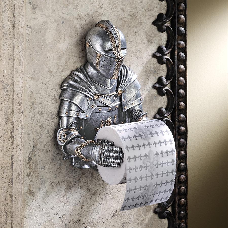 A Knight to Remember Gothic Bath Tissue Holder