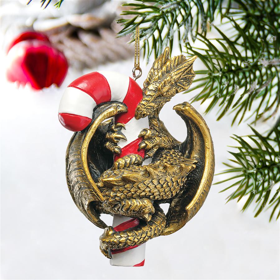 Dragon with a Sweet Tooth Holiday Ornament