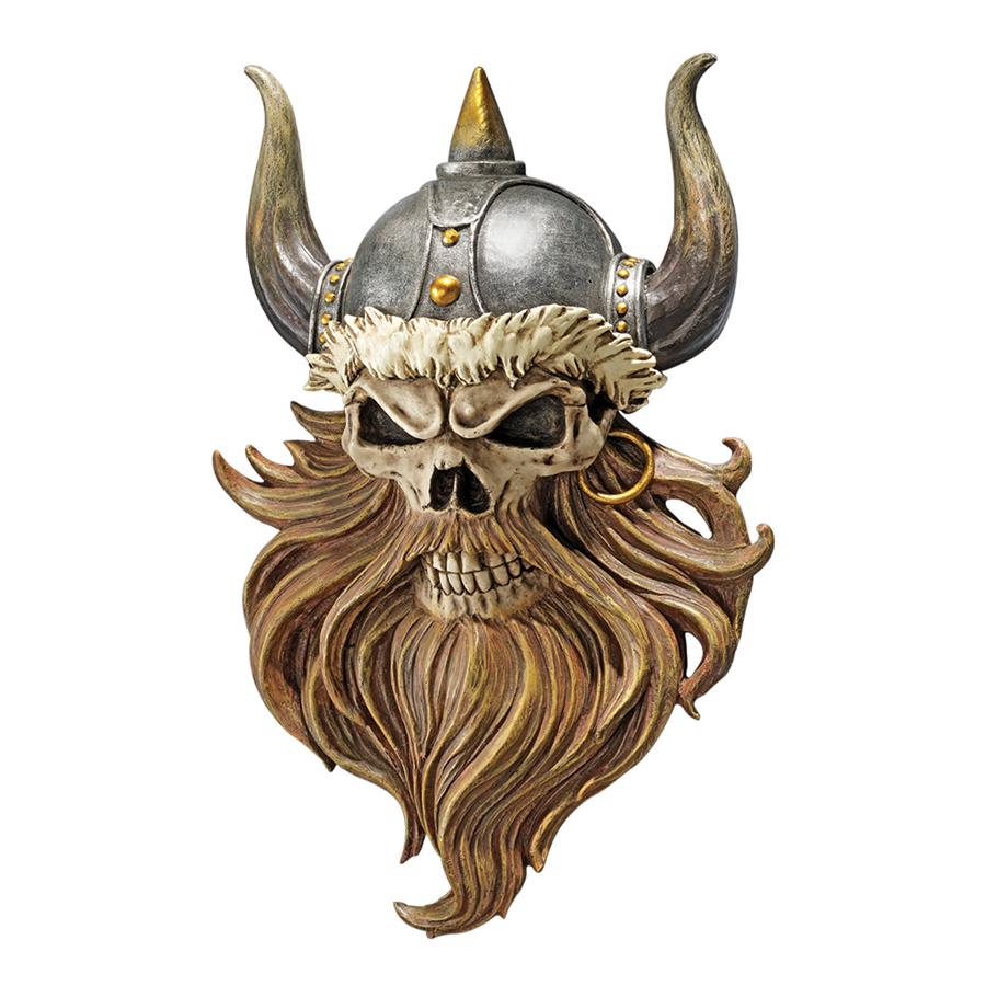 The Skull of Valhalla Viking Warrior Wall Sculpture