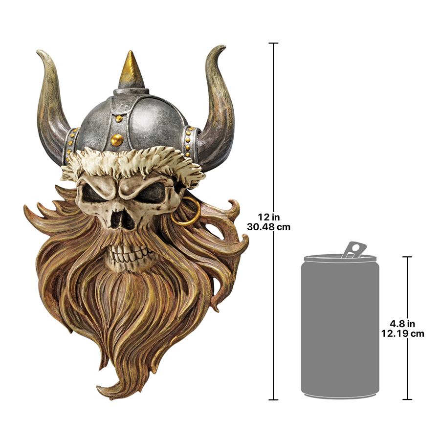 The Skull of Valhalla Viking Warrior Wall Sculpture