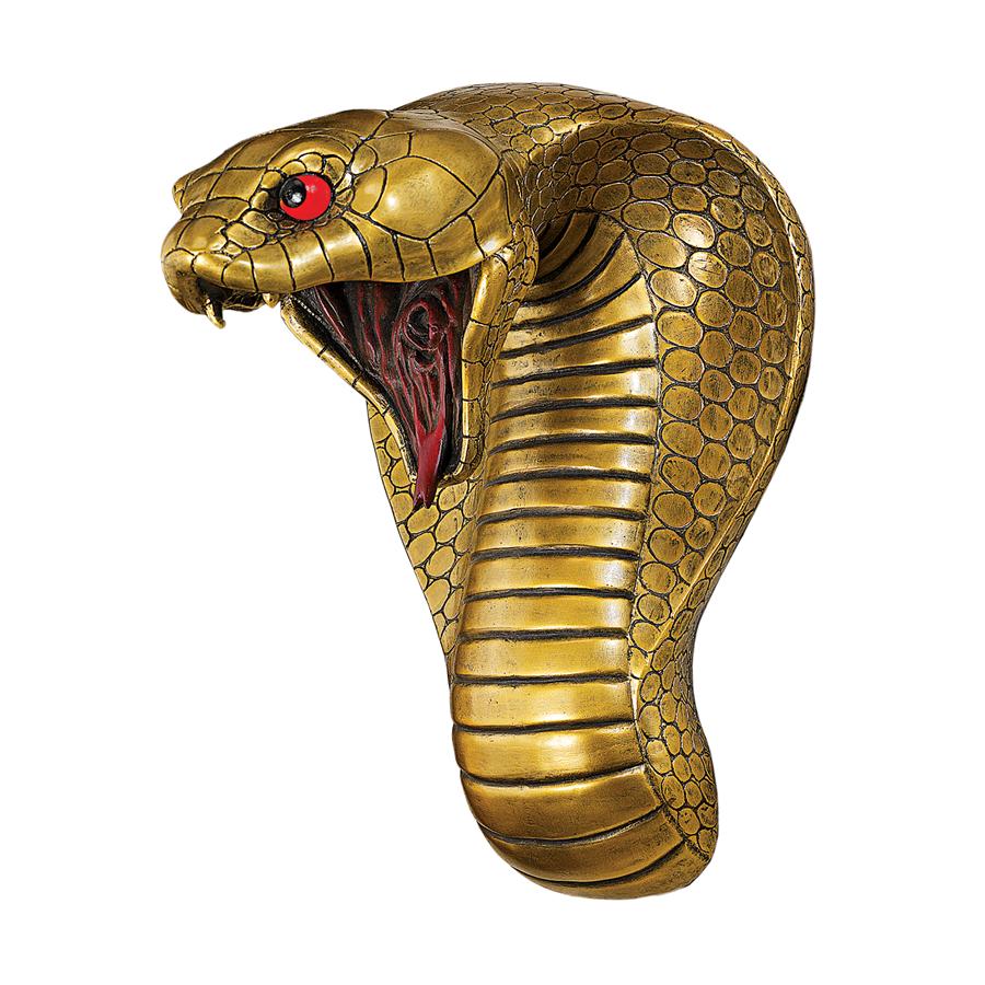 Egyptian Cobra Goddess Snake Wall Sculpture