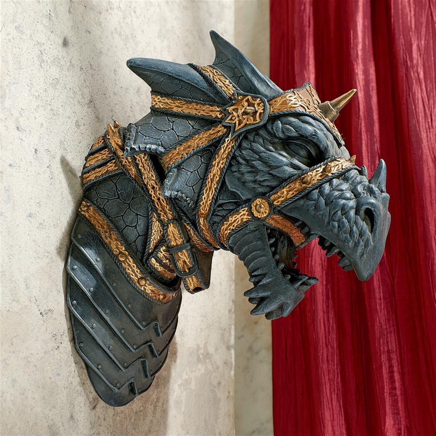 War Dragon Gothic Wall Sculpture: Each