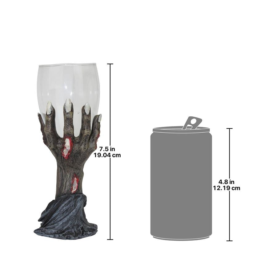 Toast of the Zombie Sculptural Goblet