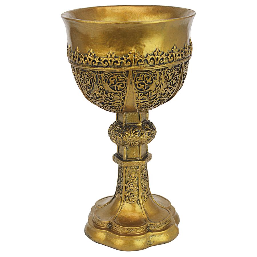 King Arthur's Golden Chalice Gothic Sculpture: Each