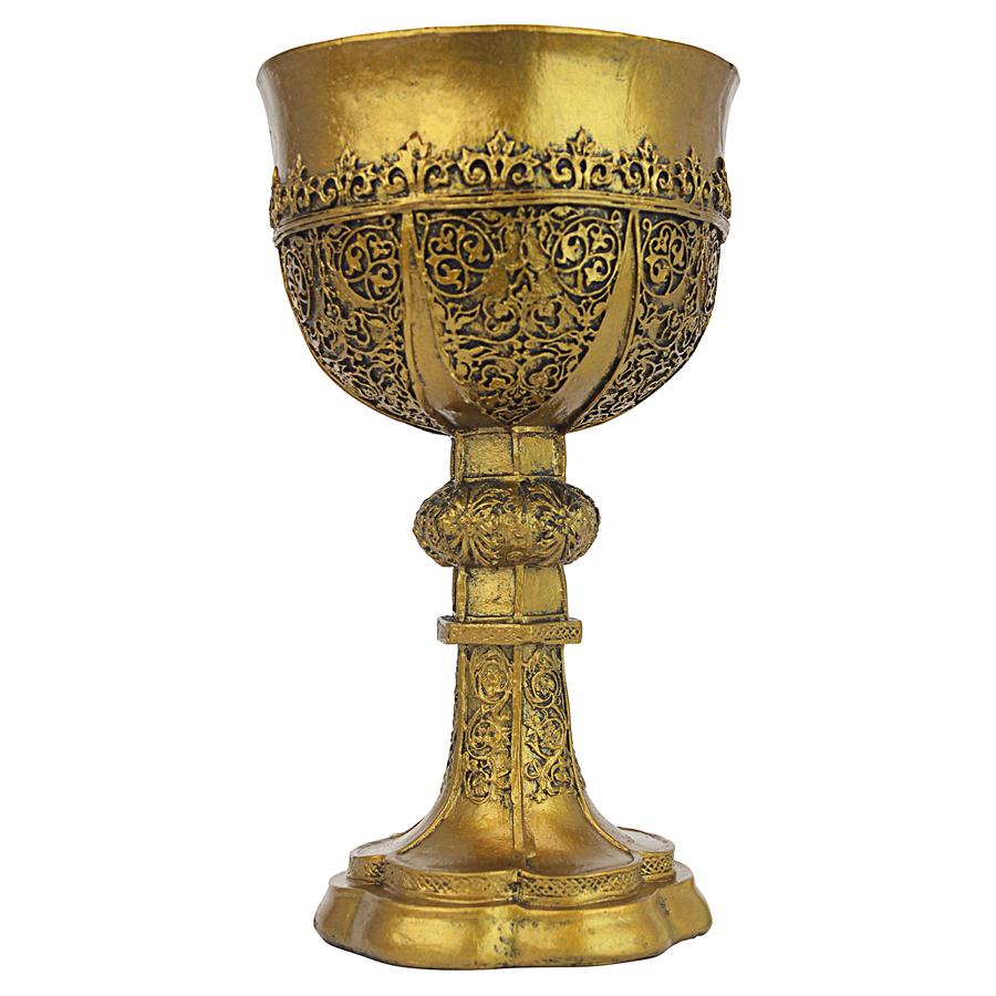 King Arthur's Golden Chalice Gothic Sculpture: Each