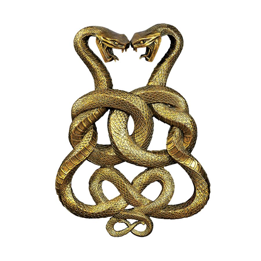 Egyptian Infinity Cobra Twins Snake Wall Sculpture