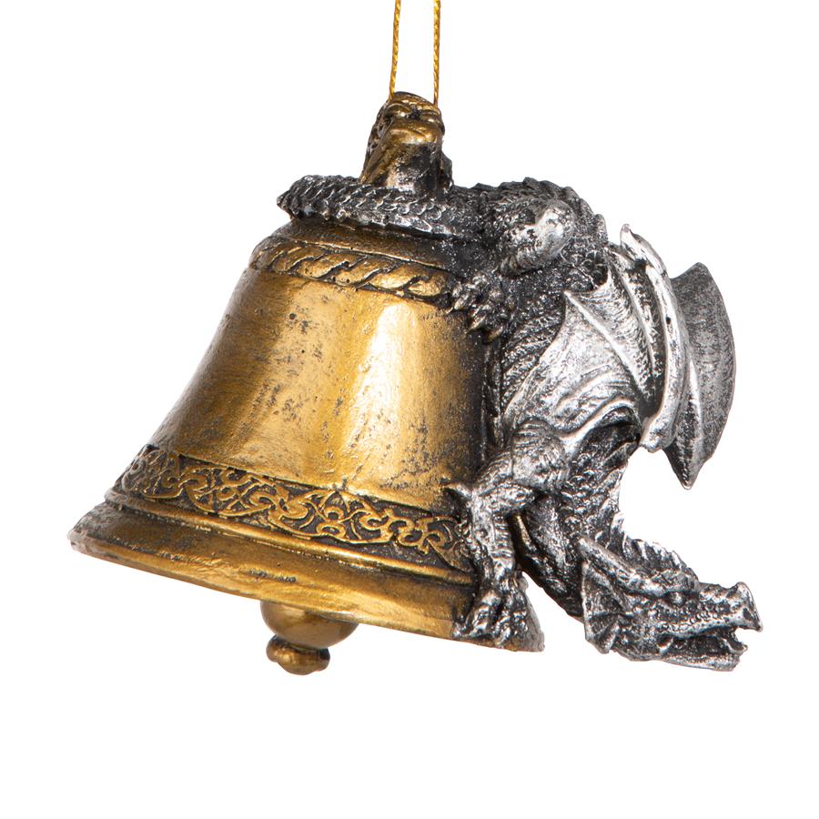 Humdinger the Bell Ringer Gothic Dragon Holiday Ornament