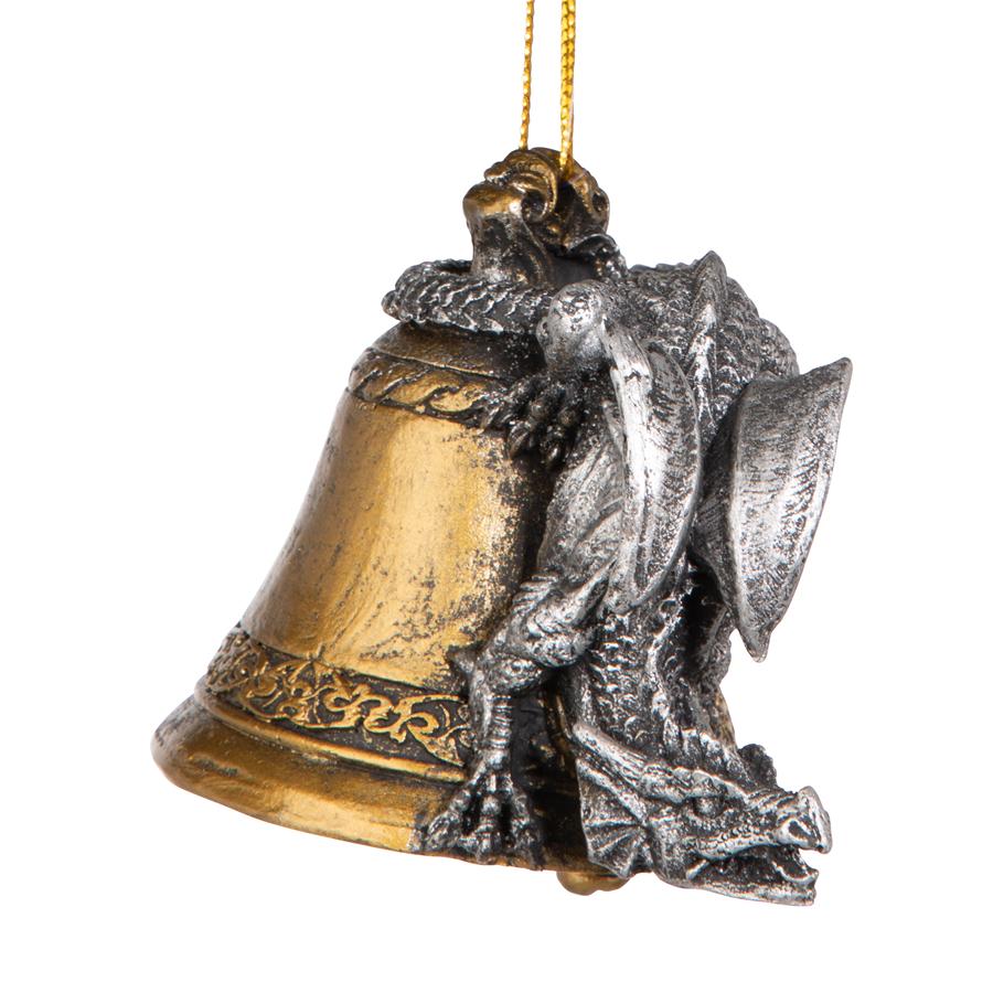 Humdinger the Bell Ringer Gothic Dragon Holiday Ornament