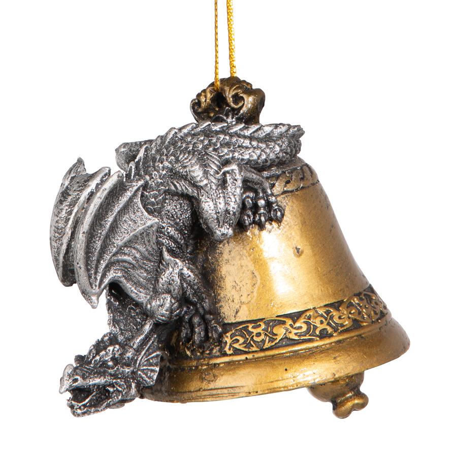 Humdinger the Bell Ringer Gothic Dragon Holiday Ornament