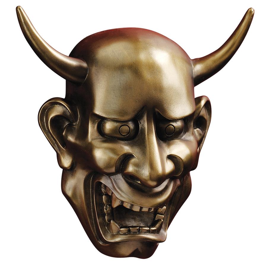 Noh Hannya Demon Mask Wall Sculpture