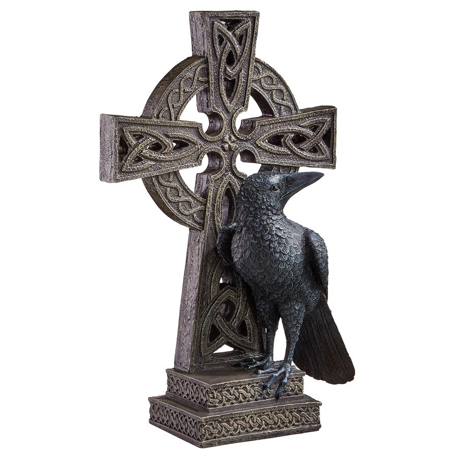 Never-Ending Darkness Celtic Raven Statue