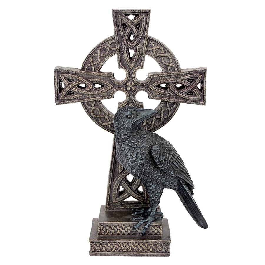 Never-Ending Darkness Celtic Raven Statue