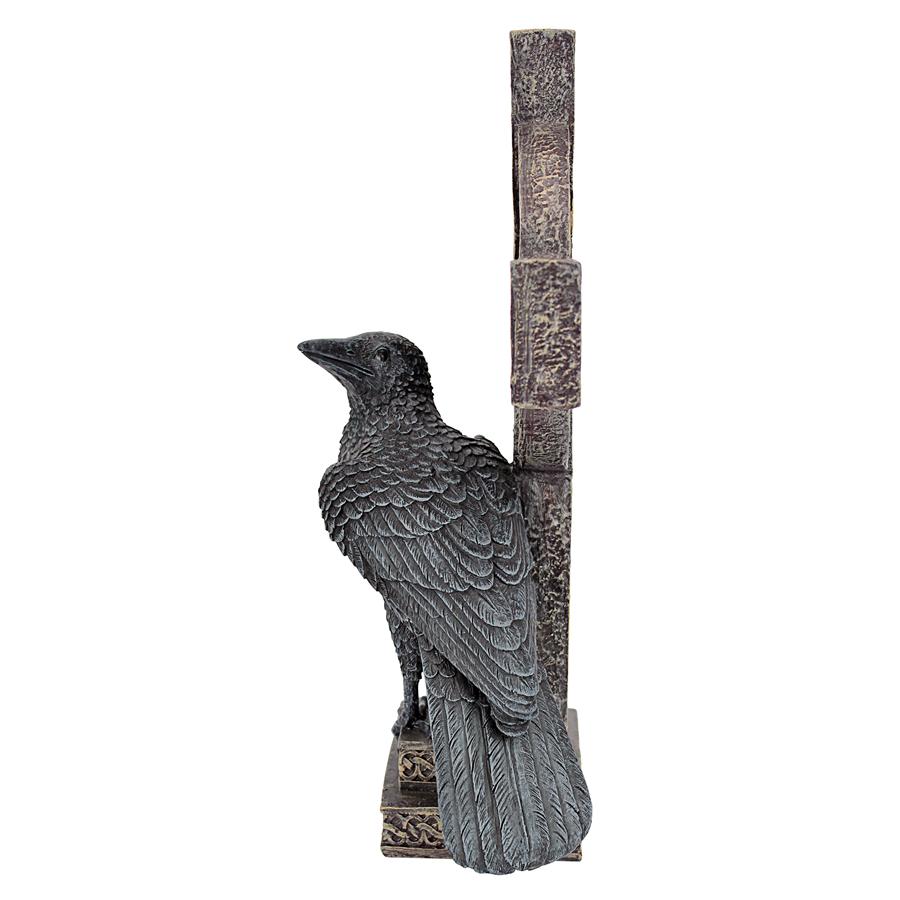 Never-Ending Darkness Celtic Raven Statue