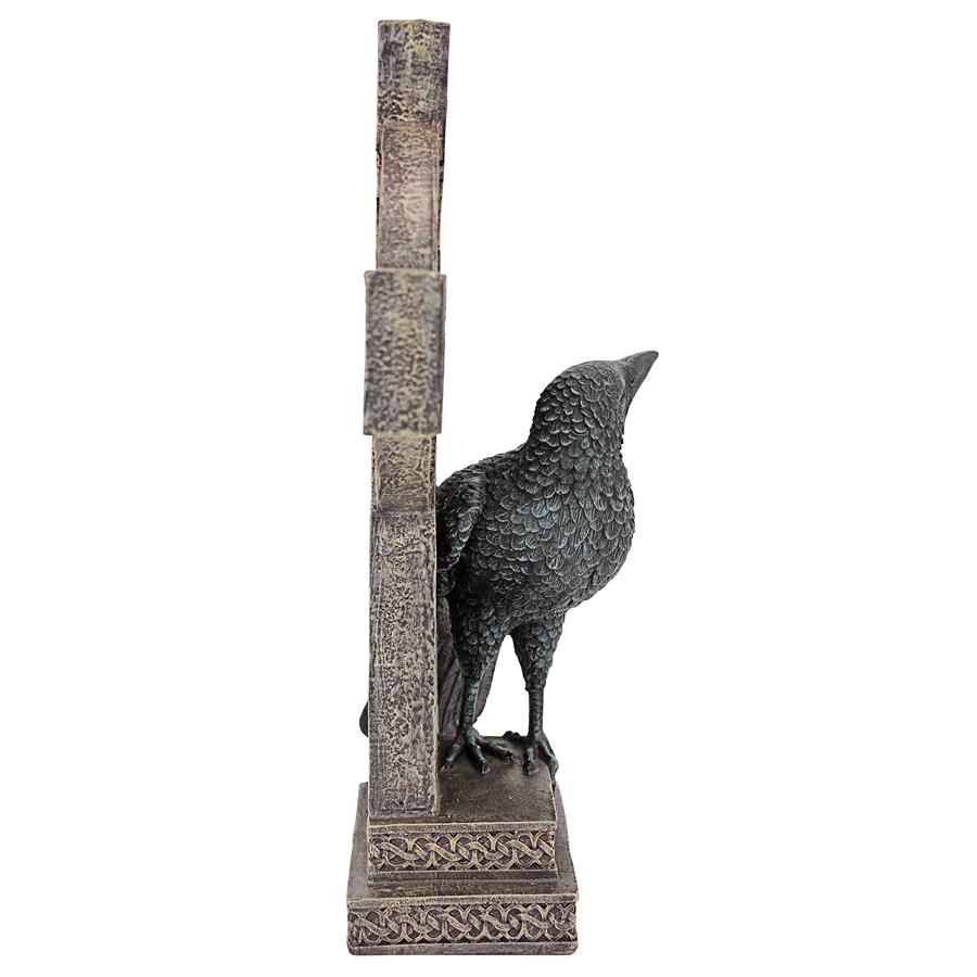 Never-Ending Darkness Celtic Raven Statue