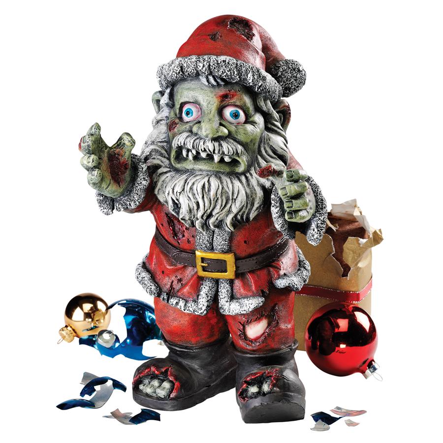 Zombie Claus Holiday Statue