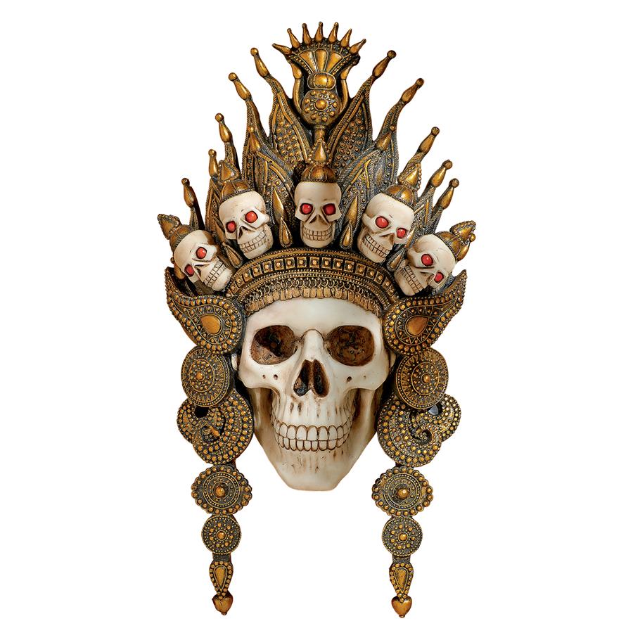 Balinese God of the After Life Skull Mask Wall Sculpture