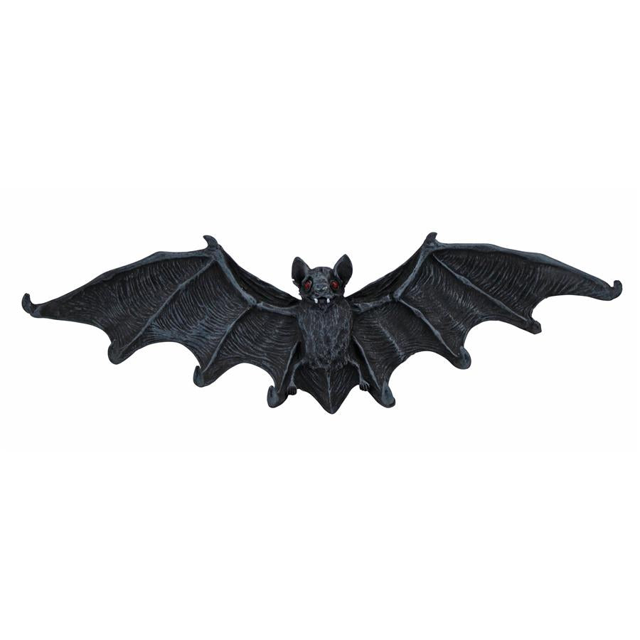 Vampire Bat Key Holder Wall Sculpture: Medium