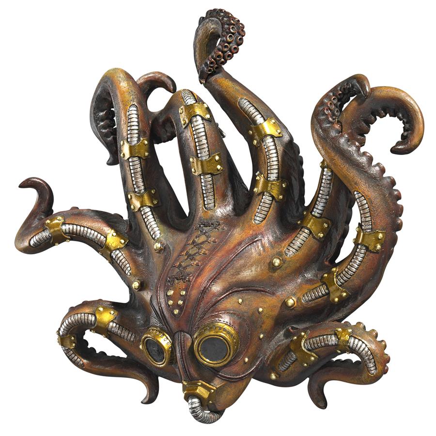 Steampunk Octopod Wall Sculpture