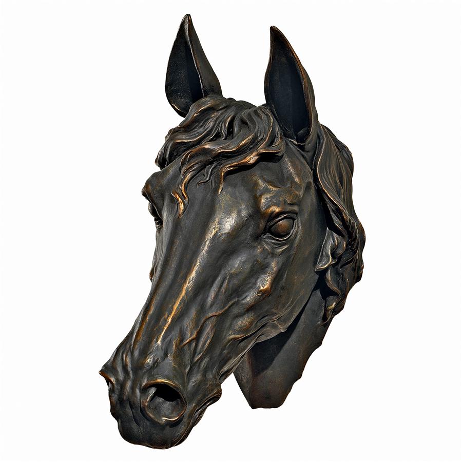 Freedom Spirit Horse Study Wall Sculpture