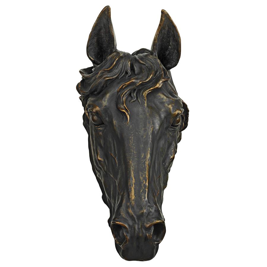 Freedom Spirit Horse Study Wall Sculpture